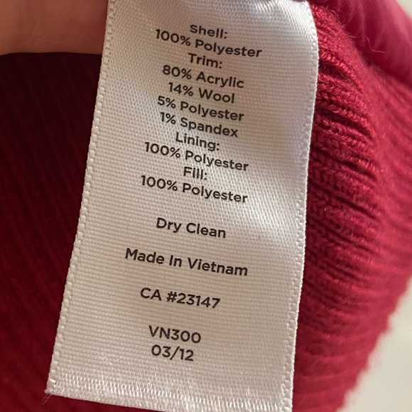 Talbots Petites Hot Pink Quilted Shell Vest Medium petite - Picture 6 of 6